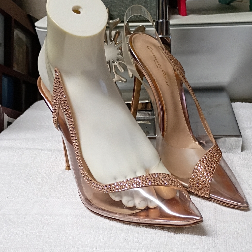 Gianvito Rossi Transparent Slingback